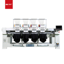 BAI High speed 4 heads multicolor computerized t-shirt hat flat  embroidery machine with good price for sale